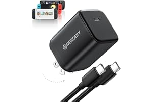 NEWDERY USB-C 65W GaN Charger for Nintendo Switch 2 (TV Mode), Small PD PPS USB-C Fast Wall Charging Block with 5ft Cable for Switch, Steam Deck, ROG Ally, iPhone, Android, Tablet & Laptop