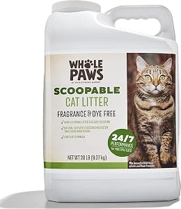 Whole Paws, Whole Paws, Scoopable Cat Litter, 320 Ounce