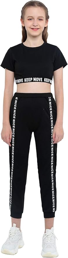 Mädchen Trainingsanzug 2-teilig - Kapuzenjacke + Jogginghose Mit Sternenmuster