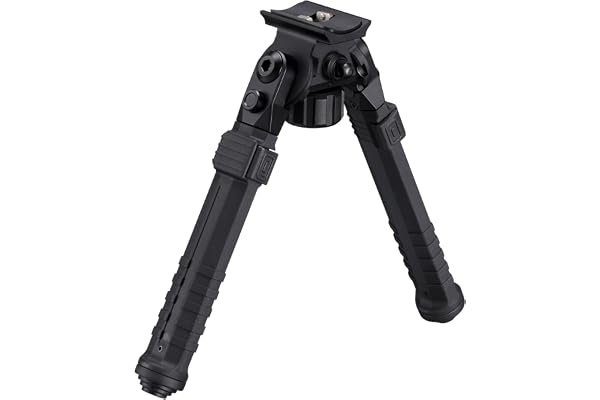 CVLIFE Rifle Bipod for Rifle Designed to Mount to Sling Swivel Stud, Made of Aluminum and High-Strength Polymer with Adjustab