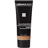 Dermablend Leg &amp; Body Makeup Foundation Spf 25, 40N, 3.4 Fl Oz | Water-Resistant Body Foundation With Spf 25 Covers Tattoos, Scars &amp; Veins. Transfer-Resistant, Buildable, Natural Finish.