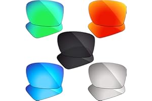 Firtox 5 Pairs of Polarized Lenses Replacement Compatible with Oakley Holbrook OO9102 Sunglasses - Combo Pack