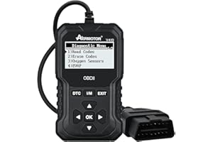 AERMOTOR OBD2 Scanner, V410 Car Scanner Diagnostic Tool: Engine Fault Code Reader Scan Tool with Live Data/Freeze Frame for All OBDII Cars After 1996,Black