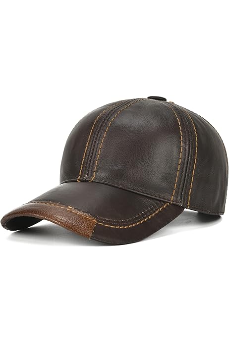 American Civil War Kepi Leather Cap, 24 inches, Brown at Amazon 