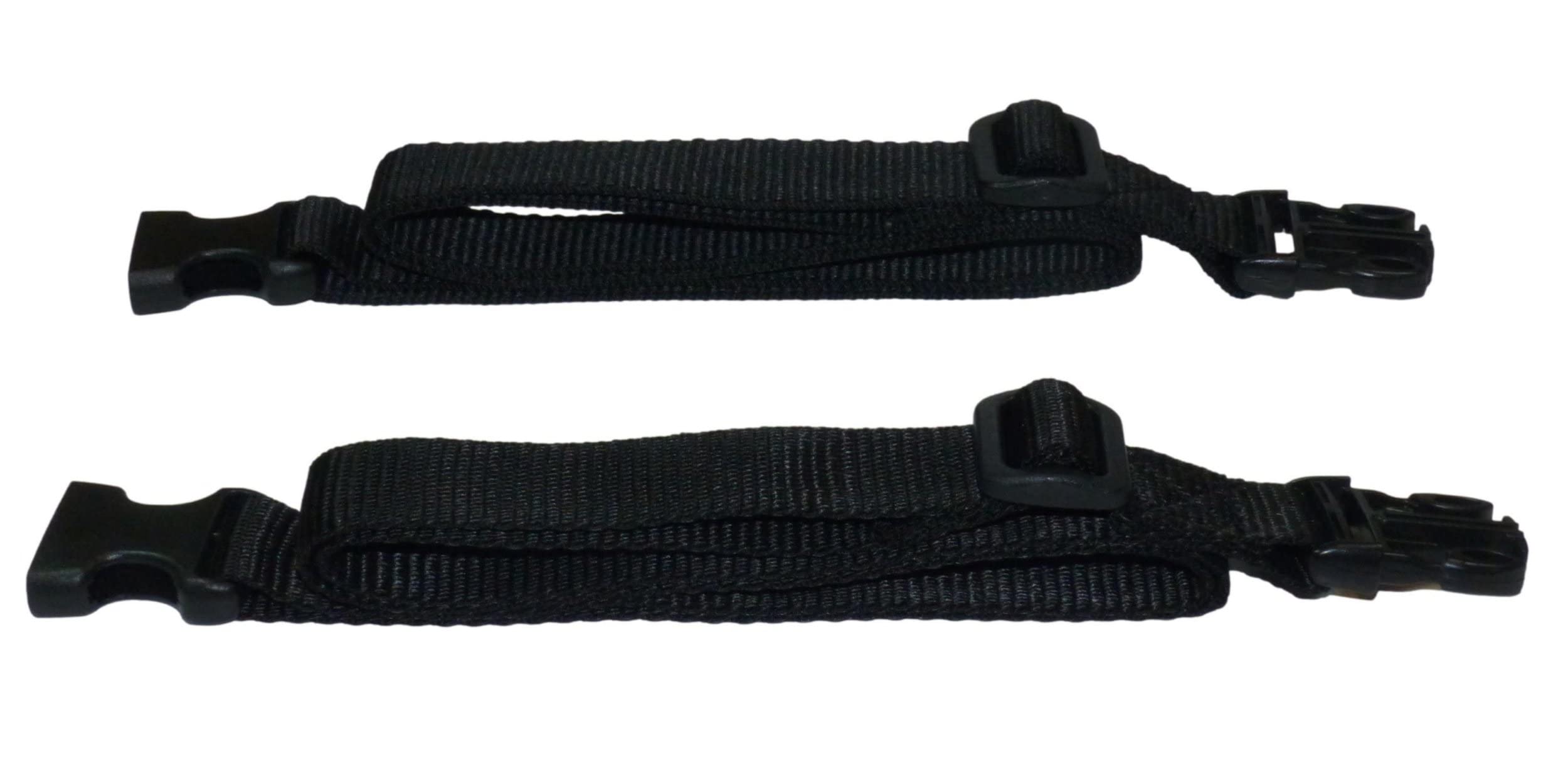 25mm Webbing Strap with Side Release Buckle & Length Adjuster (1 metre (3'3"), black)