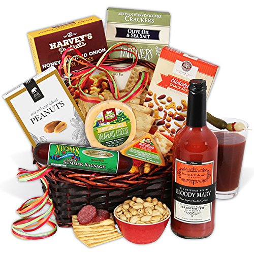 Bloody Mary Gift Basket Sauce, Gravy & Marinade Gifts Mom Says It's Cool !!! Unique Gift