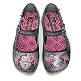 Hot Chocolate Design Chocolaticas Midnight Women's Mary Jane Flat Multicoloured US Size: 6