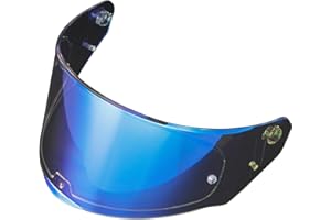 LUMFEERIX for LS2 Assault Rapid Stream Helmet Visor Replacement, For Ls2 FF320/328/353/800 Helmets Outer Full Face Visor (Revo Clear Blue)