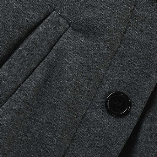 Tenworld Toddler Baby Autumn Winter Outwear Hooded Jacket Coat with Rabbit Ears (6T, Gray)