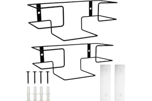 2pcs Iron Glove Holder - Wall Mounted, Space Saving Disposable Glove Dispenser, Glove Rack & Organizer for Rubber Gloves, Mas