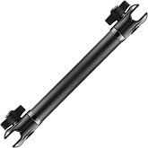 Tackform 10" Long 20mm Ball and Socket Arm DuraLock 20 Series Aluminum Tube Arm | Dual 20mm Sockets and Optional Anti-Theft Knobs | Black