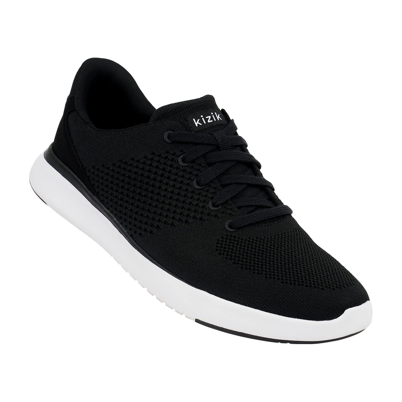 Kizik Lima Black Slip-on Sneakers, Comfortable Shoes for Women and Men, Size 11.5 (M), 13 (W), Unisex, Casual Users, Work, Moderate Cushioning Image