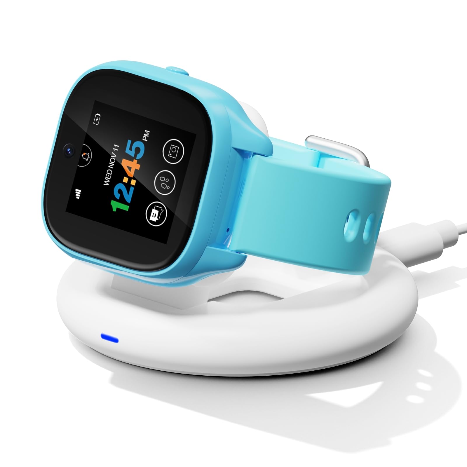 Compatible with Gizmo Watch 3/2/1 Charger, Magnetic Portable Foldable Stand with 2.75ft USB Cable Cord Charging Dock for Gizmo Kids Watch Accessories (Not for Gizmo 3-Adventure)