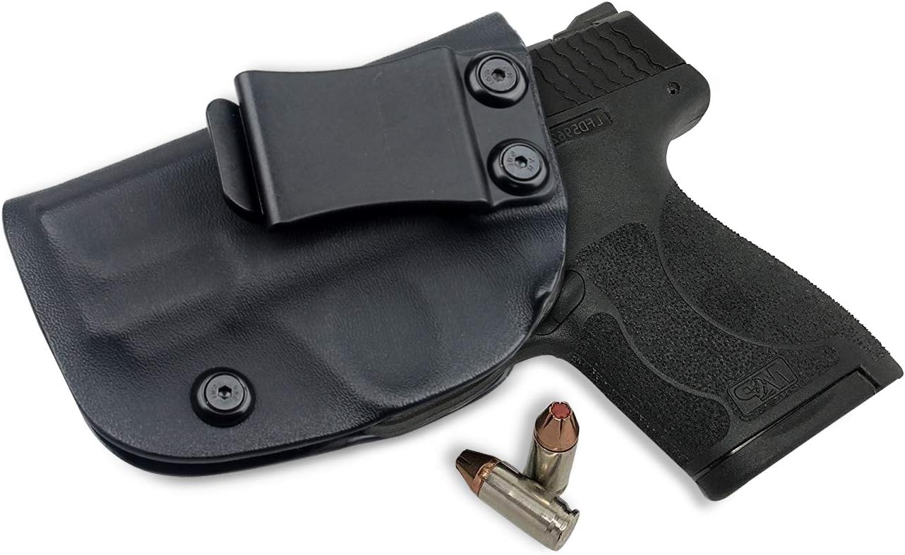 Kosibate IWB KYDEX Holster, for Smith & Wesson M&P Shield & Shield 9MM/.40 S&W Holster Inside Waistband Concealed Carry Right Hand Draw