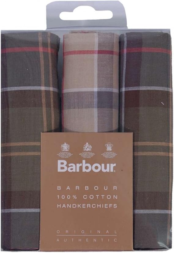 BARBOUR HANDKERCHIEF SET Amazon.co.uk Clothing