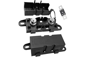 1Set MEGA Car Fuse Holder with 150A Fuse ABS Plastic Mega High Current Fuse Holder for Cars Trucks Construction Vehicles Buse