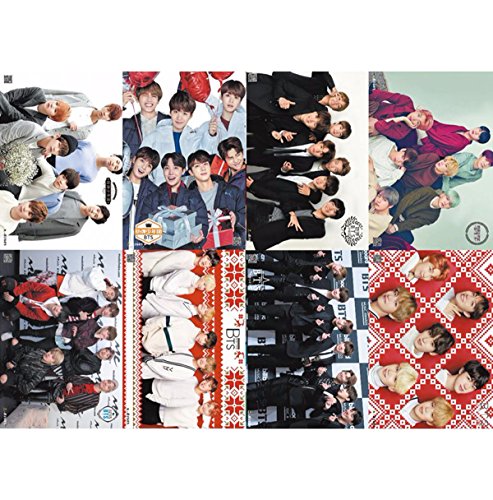 JUNG KOOK 8pcs Kpop BTS GOT7 Blackpink Poster Bambam Jackson Lisa Rose Souvenirs Gifts