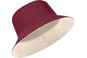 Glitovox Oversize XXL Bucket Hat, Reversible Cotton Fisherman Hats, Unisex Trendy Double Side Wear Summer Bucket Sun Hats