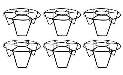 Feora9X Indoor/Outdoor Flower/Plant Round Pot Stand - Set of 6