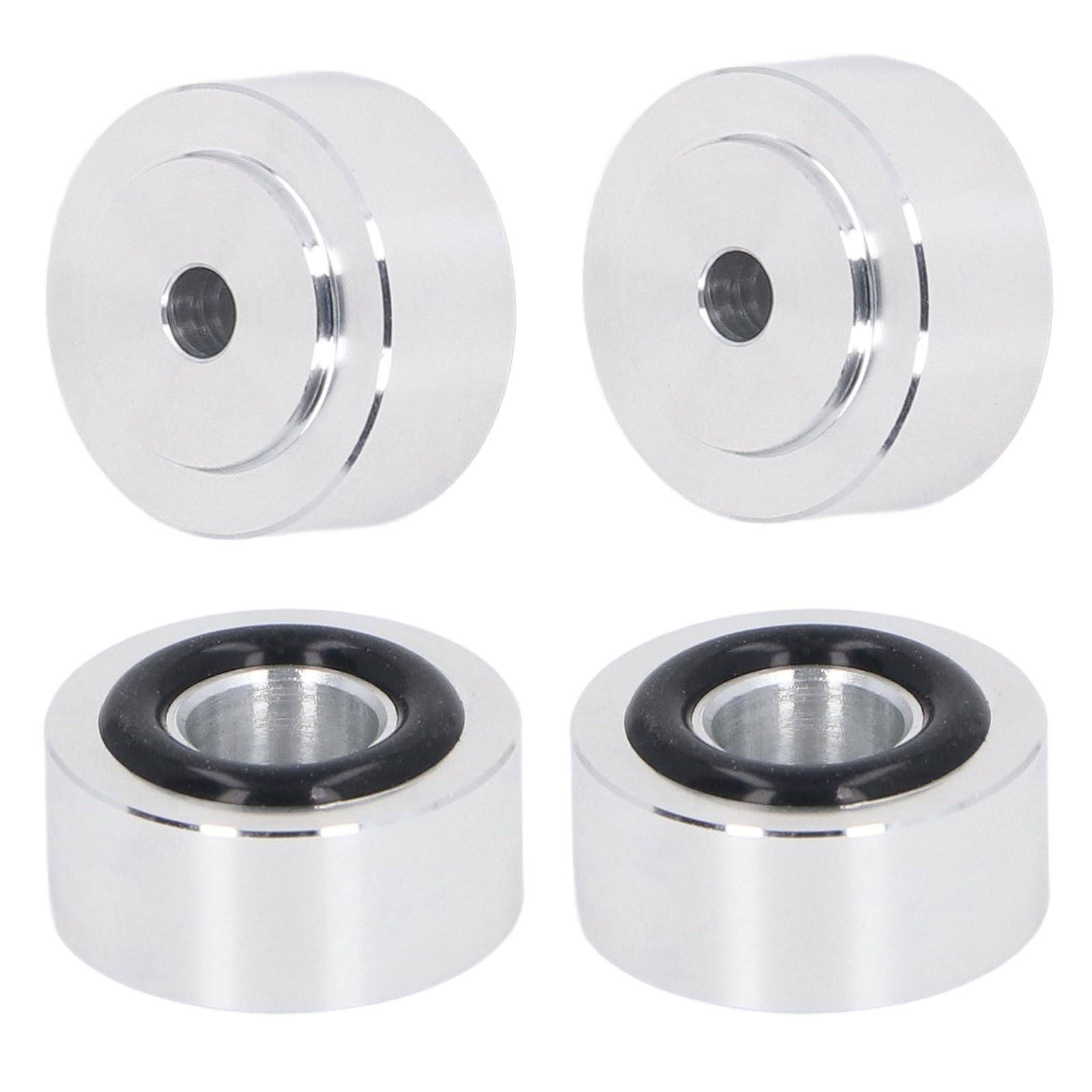 Speaker Isolation Feet, Turntable Isolation Feet for Speakers & Subwoofers, Non Slip Aluminum Alloy Subwoofer Isolation Feet for Hifi Speaker, Amplifier, Subwoofer