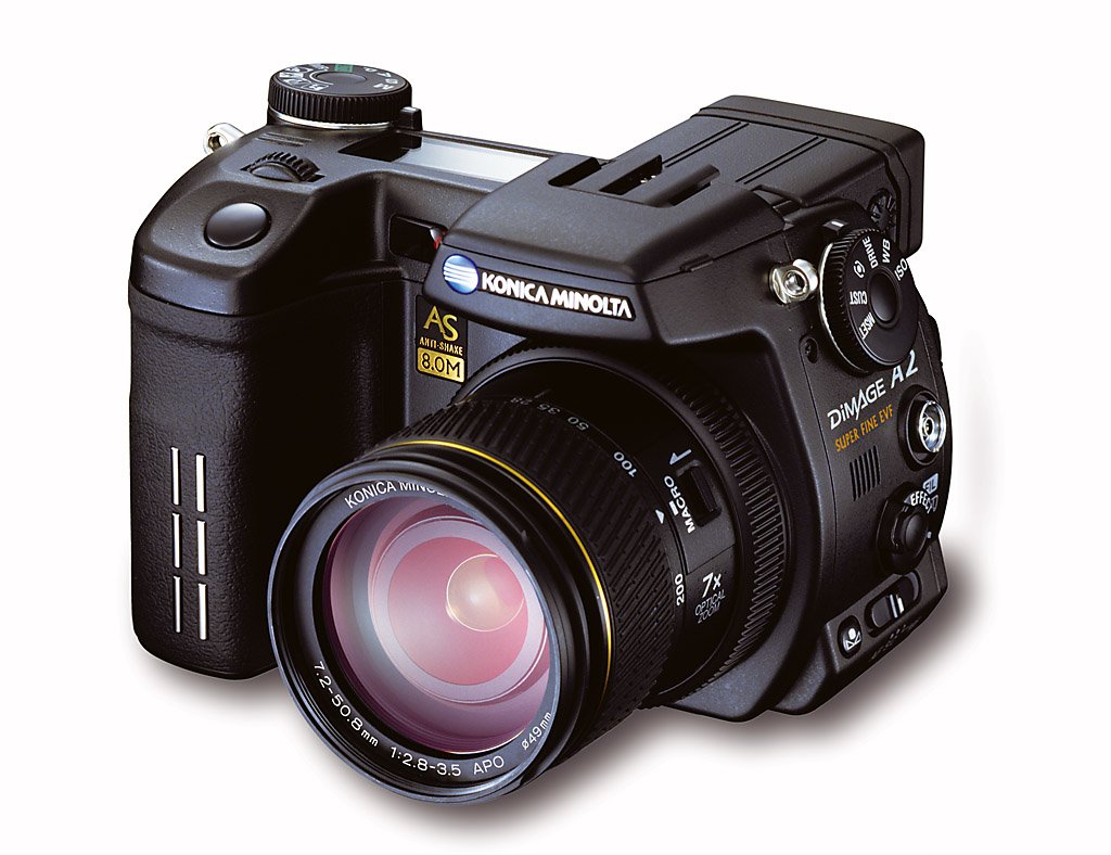 Amazon.com : Konica Minolta Dimage A2 8MP Digital Camera with 7x Anti Shake  Optical