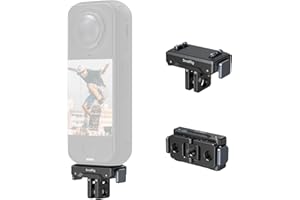 SMALLRIG Quick Release Mount Adapter for Insta360 X5 / X4 Air/Ace Pro 2 / Ace Pro/Ace, Adapter with 1/4"-20 Thread Hole, 2 Pr