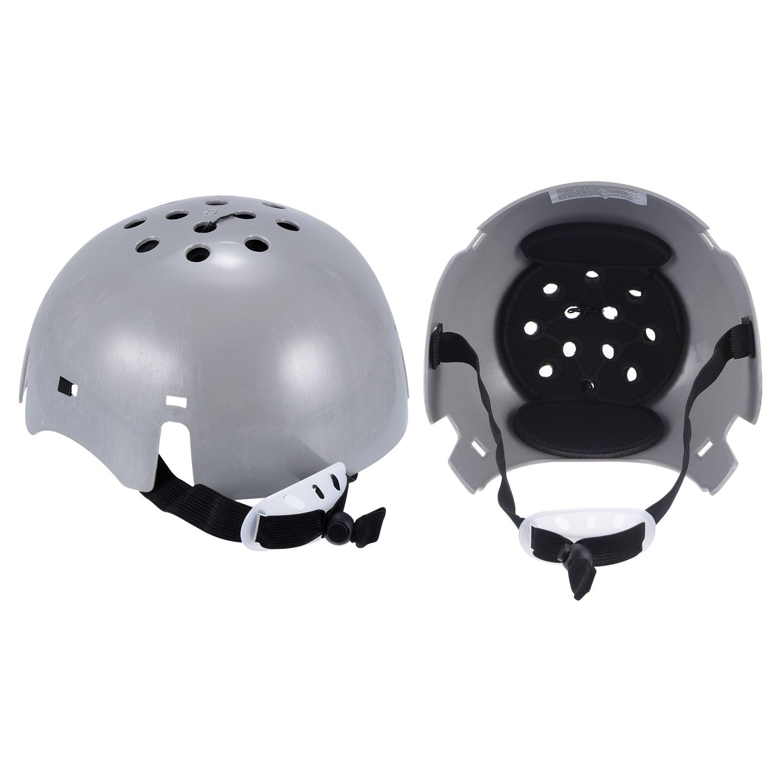 Photo 1 of uxcell 2Pcs Bump Cap Insert, ABS Baseball Hard Hat Inserts, Lightweight Safety Bump Cap with Adjustable Strap for Head Protection (Plus Size, Grey)