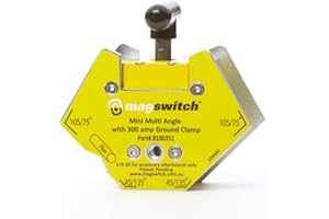 Magswitch - 8100351 Mini Multi Angle w 300amp GC Mini Multi Angle with 200 Amp, Yellow/Silver/Black