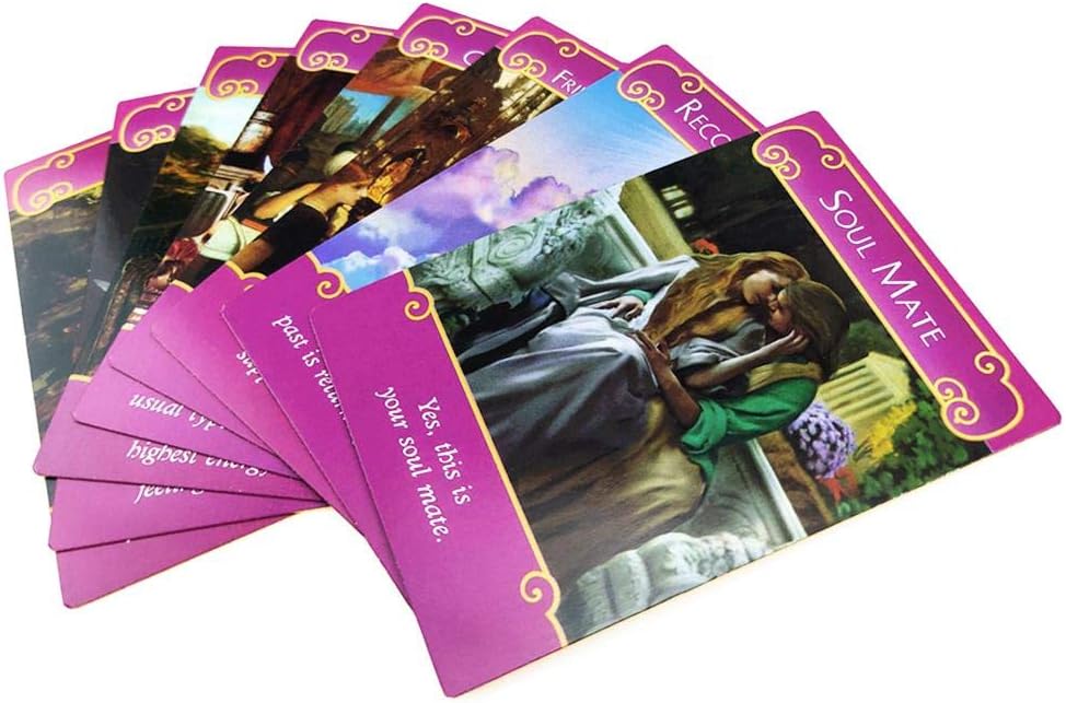 Doreen Virtue/Rare Out of Print 1 Set A 44-Card Deck 44 Cards Gold-Plated Oracle Romance Angel