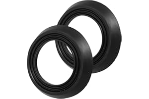 Crovluke 2Pcs Urinal Gasket - Leakproof Rubber Sealing Ring & Drain Seal for Urinal Flange, Durable Toilet Repair Replacement