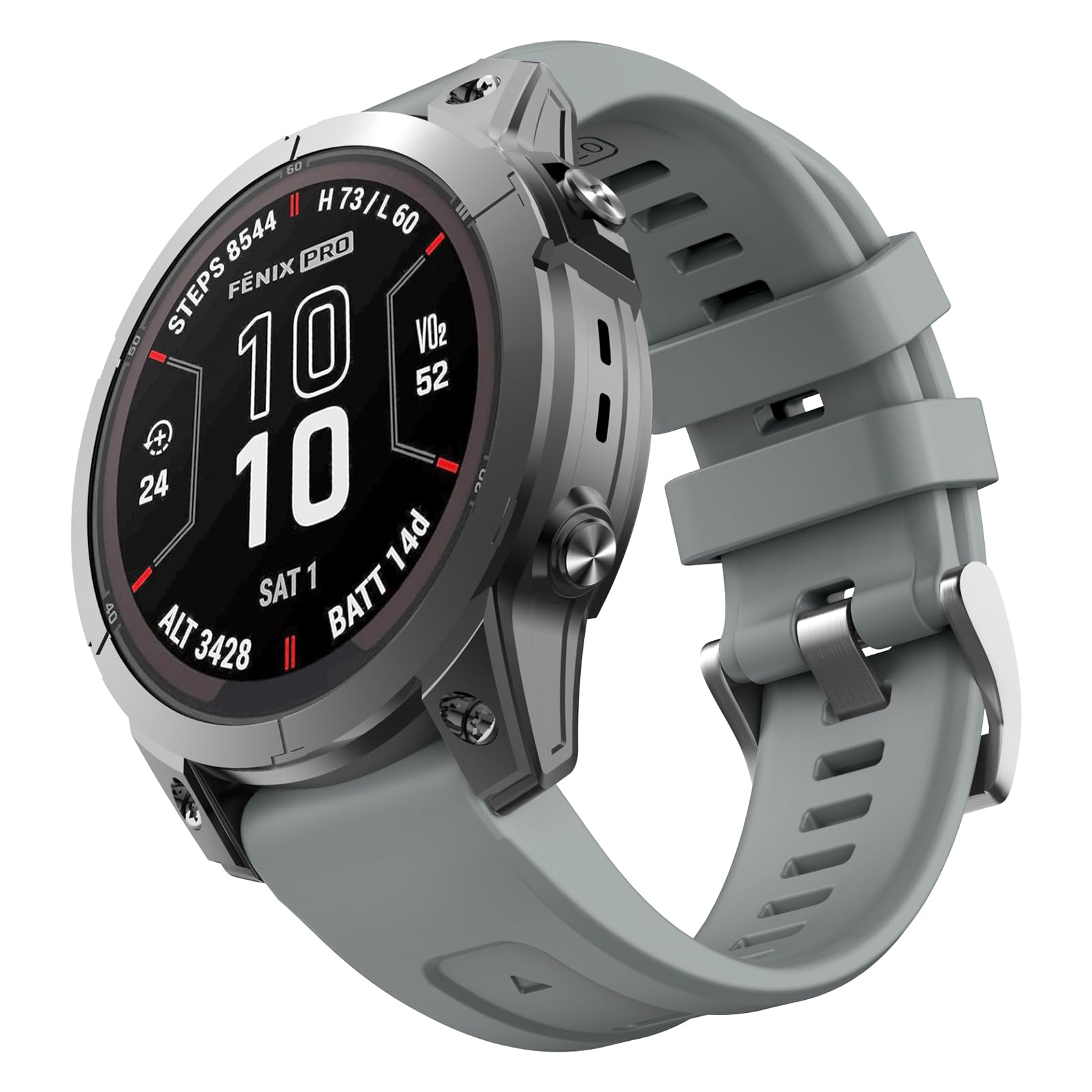 OVERSTEP Replacement Bands, Fenix 7s, 20mm Soft Silicone Watch Straps