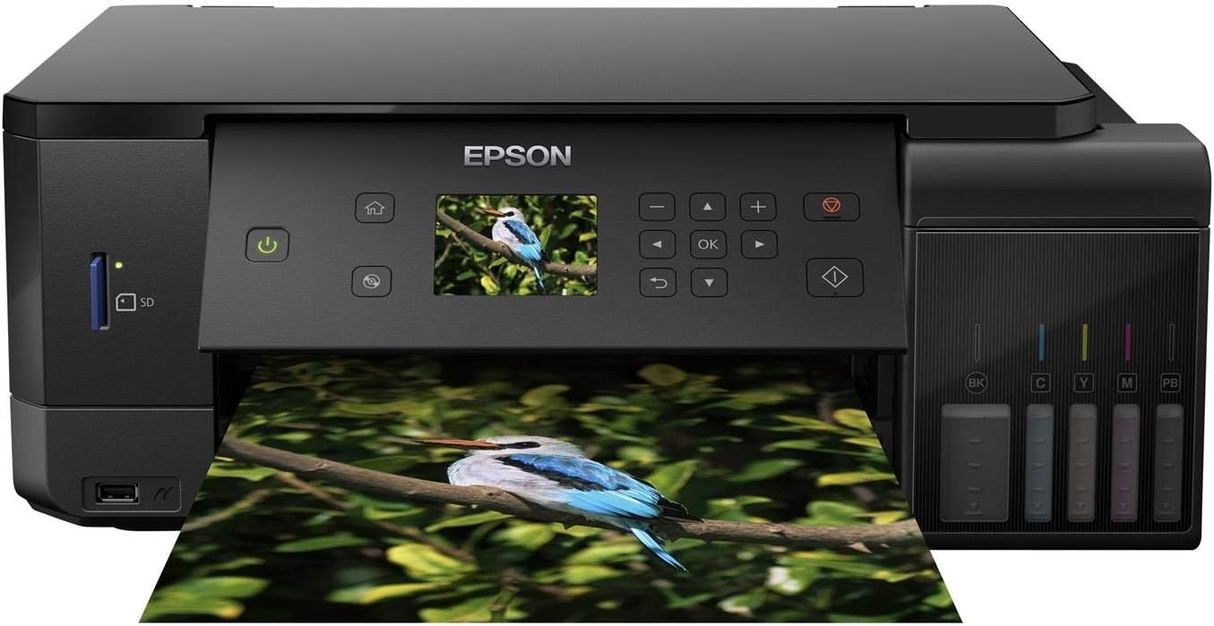 Epson EcoTank ET7700 A4 Print/Scan/Copy WiFi Photo Printer, Black