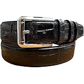 VIETDAVN Genuine Alligator Leather Belts for men, Real Crocodile Men's Belts, Strap Width 1.5"