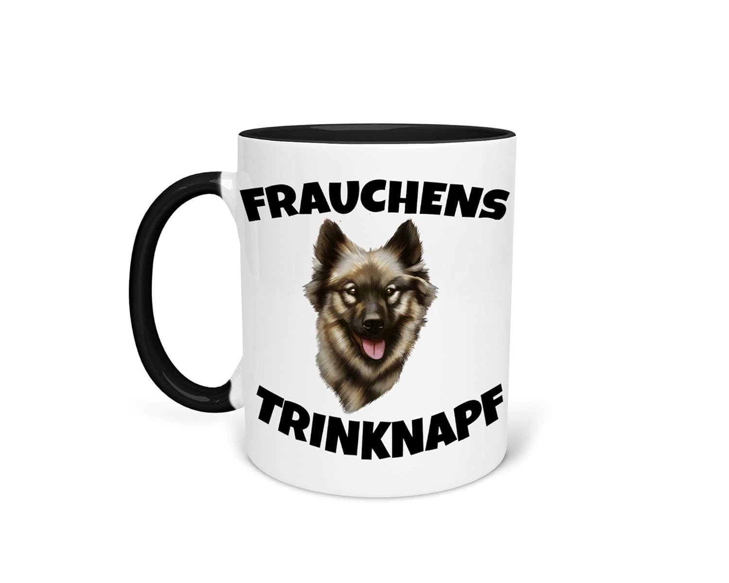 Tasse Kaffeetasse mit Eurasier Hund Lustiger Spruch - Beidseitiger