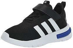 adidas Kids Racer TR23 Sneaker, Black/White/Team