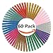 Jelacy 10 Colored Hot Glue Sticks Hot Melt Glue Sticks Mini Colored Glue Sticks DIY Art Craft Multi Color(7 mm 10 cm) (60 pcs)