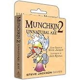 Steve Jackson Games Munchkin 2 Unnatural Axe Card Game | 112-Card Expansion Adult Kids and Family Fantasy Adventure RPG, Ages 10+, 3-6 Players