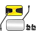 ATV Mirrors, Xislet ATV Rear View Mirrors with Mount Compatible with Honda Rancher Foreman Polaris Sportsman Touring Can-Am Outlander Four Wheeler Quad 7/8" Handlebar Mirror