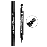 Lookgid Eyeliner Pencil Pen with Eye Makeup Stamp Waterproof Double Sided Long L