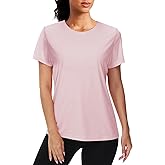 NEYOUQE Womens Short Sleeve Workout Tee Shirts UPF 50+ Outdoor Sun Protection Quick Dry Athletic Running Rash Guard Tops