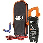 Klein Tools CL600 Electrical Tester, Digital Clamp Meter has Auto Range TRMS, Measures AC Current, AC/DC Volts, Resistance, N