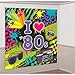 amscan 80's Party Scene Setters Wall Decorating Kit, 65