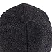 YAKER Men's Winter Warm Woolen Peaked Baseball Cap Hat with Earmuffs Metal Buckle (Grey)