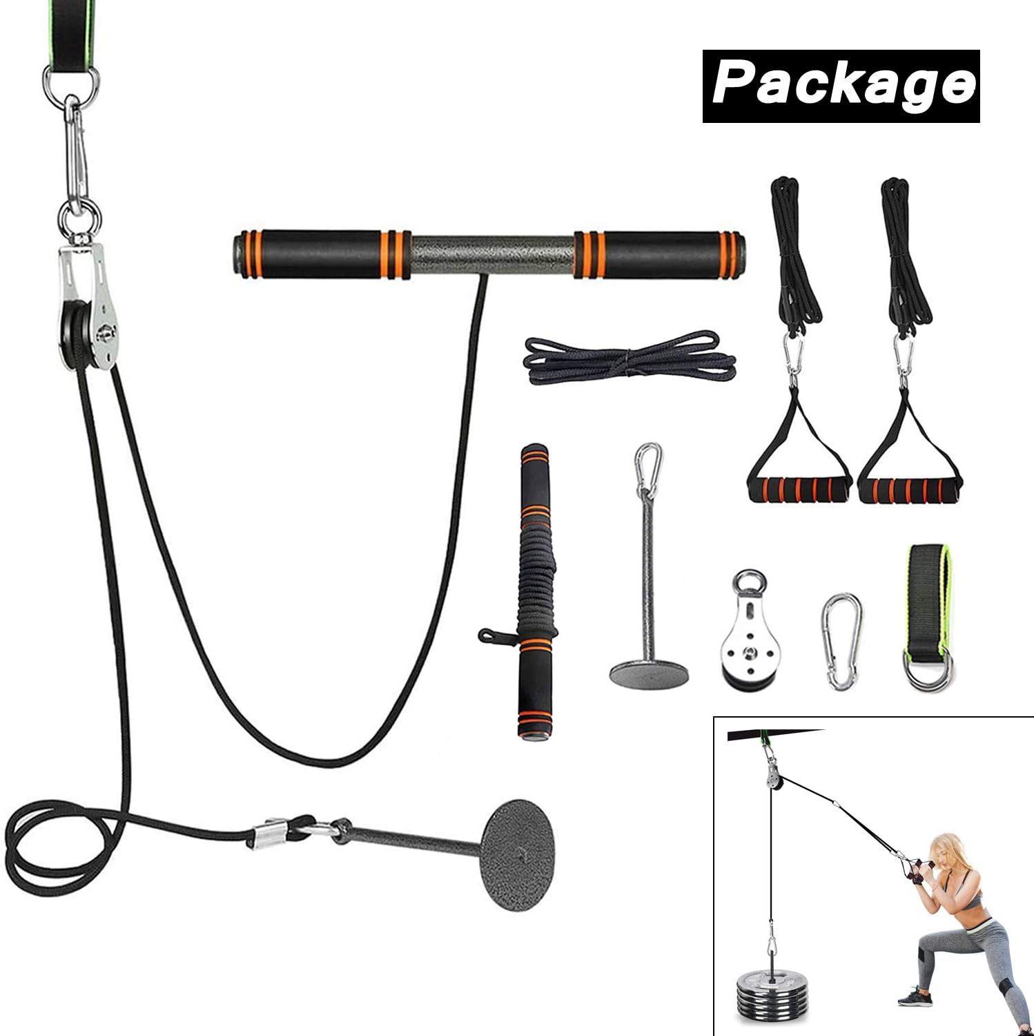 omotor Forearm Wrist Roller Trainer Set