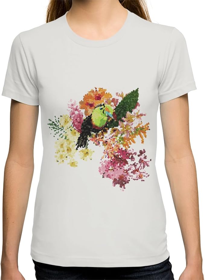 Society6 Women's Shaped Nature TShirt XLarge Silver at Amazon Women’s