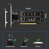 GLOTRENDS PA41 Quad M.2 NVMe to PCIe 4.0 X16 Adapter Soft RAID OS Boot view 7