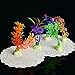 Mudder 10 Pieces Multicolor Artificial Aquarium Plastic Plant