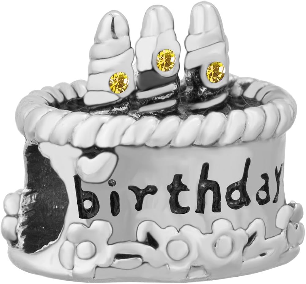 Charms Et Breloques Bijoux Uniqueen Charm Pour Bracelet A Breloques Theme Anniversaire Betwin360 Tv