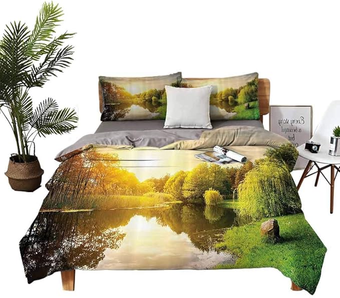 Lake House Decor Collection Bedding 3Piece Full Bed Sheets