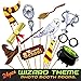 24pc Magical Wizard School Photo Booth Props for Children Birthday Party, Dress Up Novelty Decorations